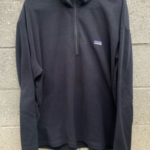 Patagonia Black Zip Up Sweater